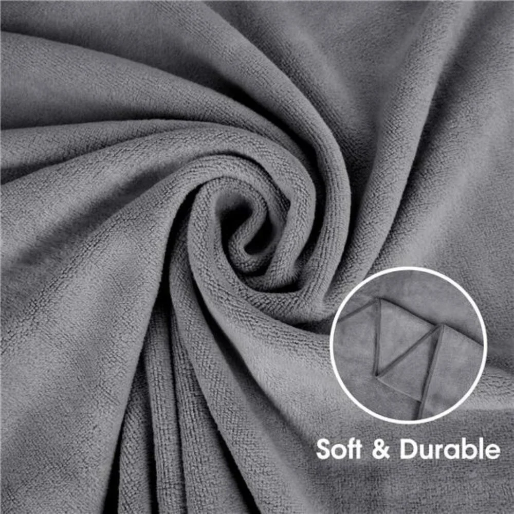 Microfiber Bath Towel Sets (6 Pack, 27